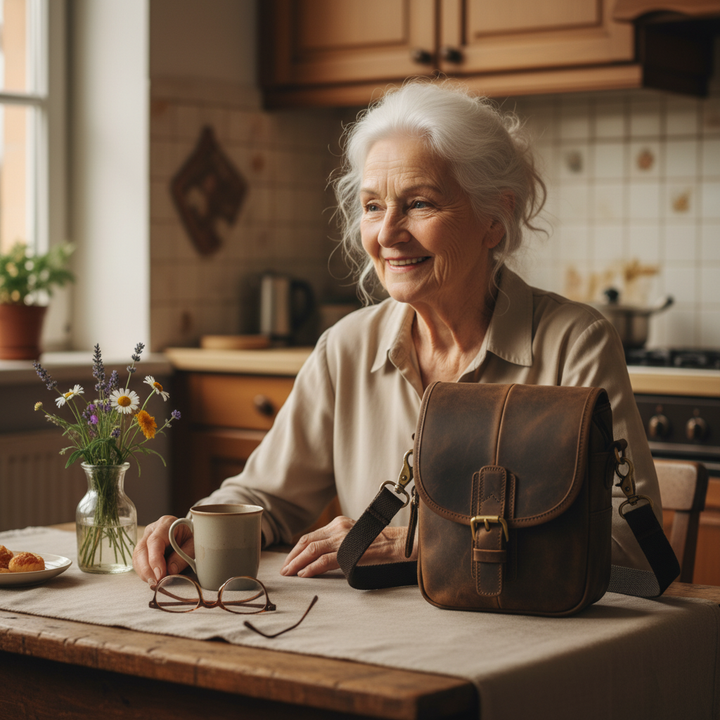 Nolan kožená taška přes rameno