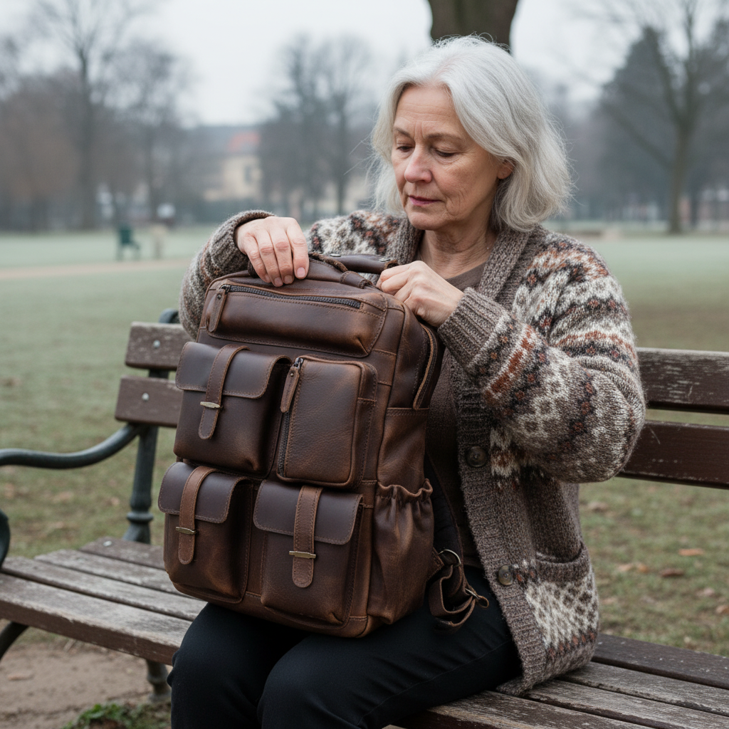 Ruben kožený batoh