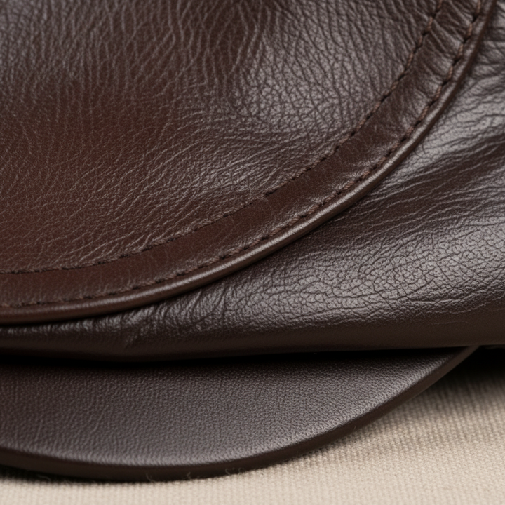 Theo kožená čepice