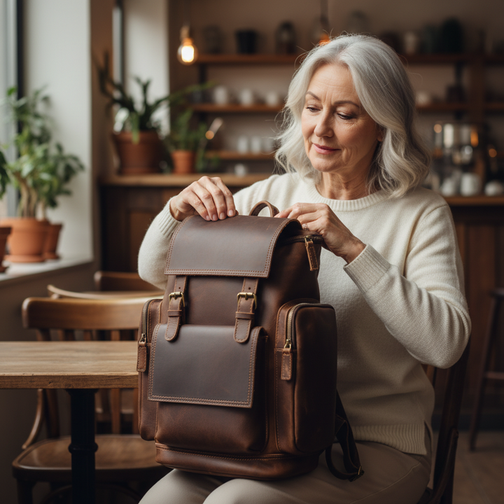 Ellison kožený batoh