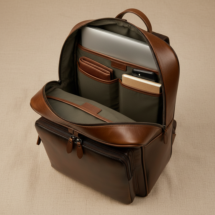 Bennett kožený batoh