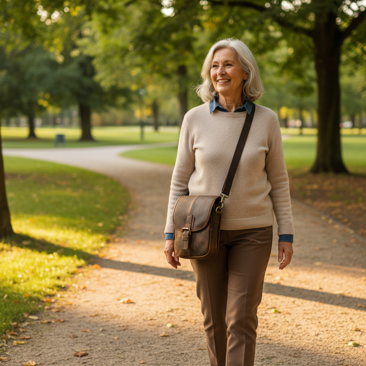 Nolan kožená taška přes rameno