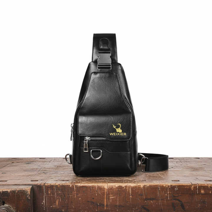 Noah kožená kapsa na hrudi