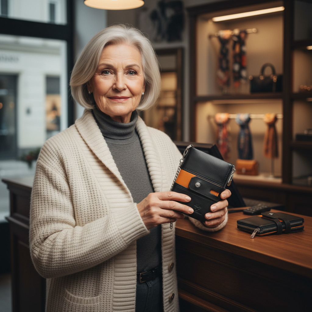 Roque kožená peněženka