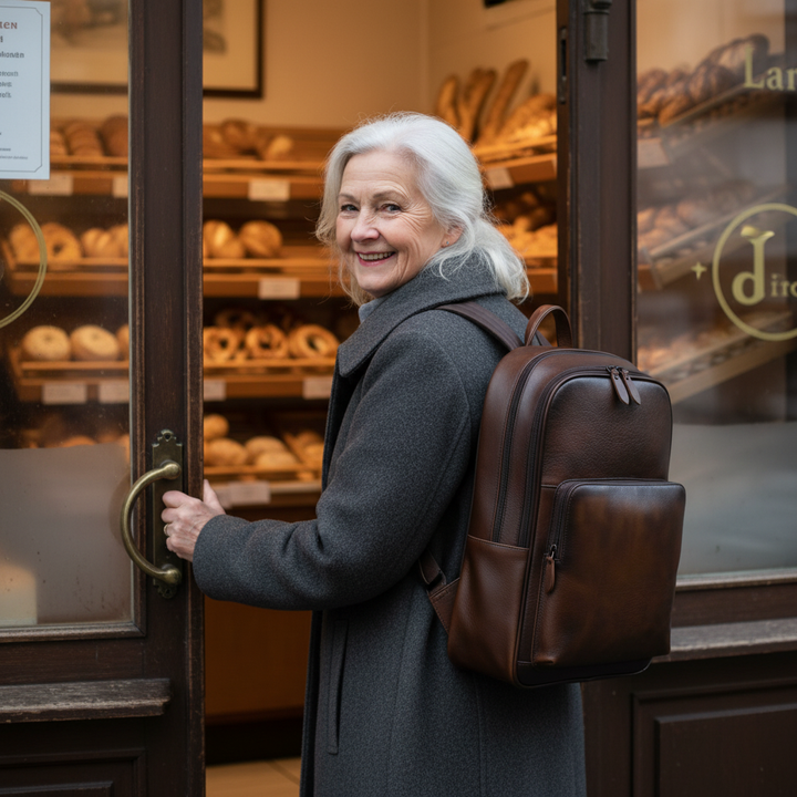 Bennett kožený batoh