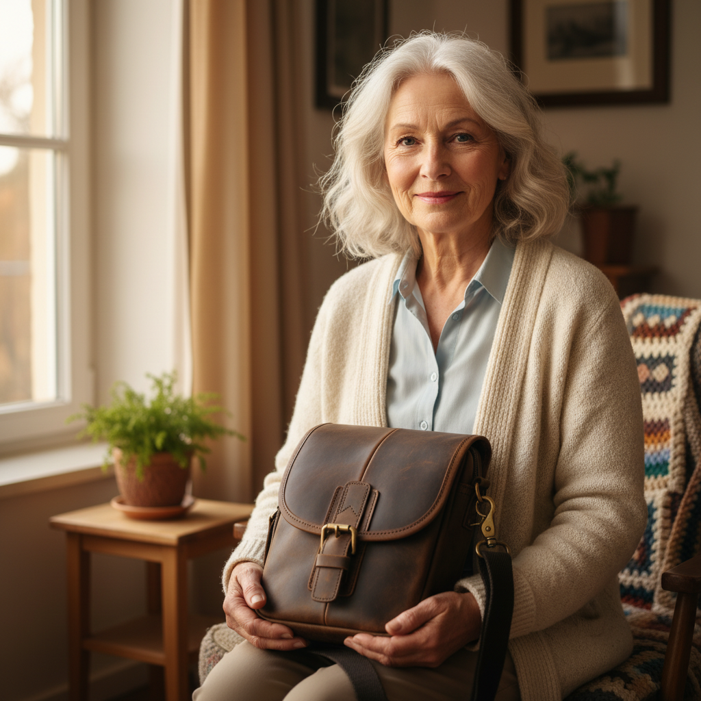 Nolan kožená taška přes rameno