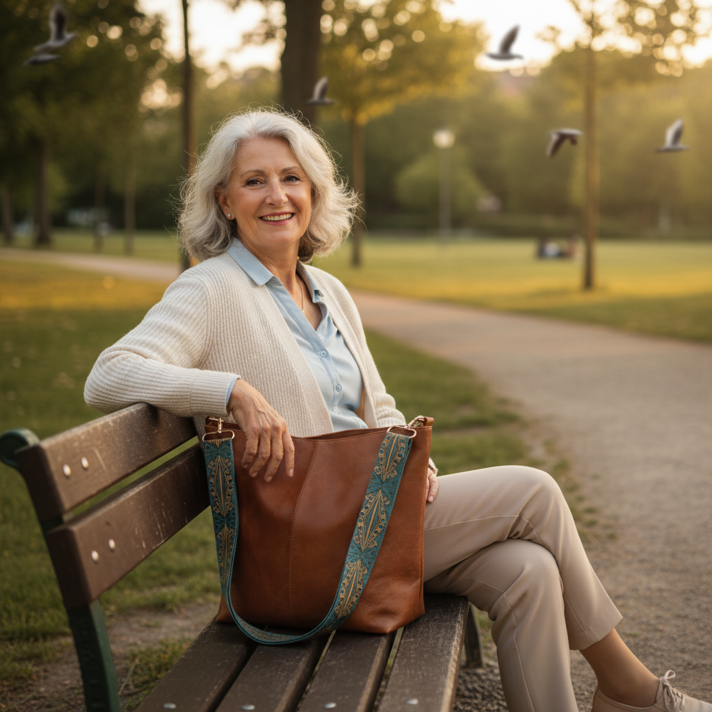 Tamarova vintage kožená taška