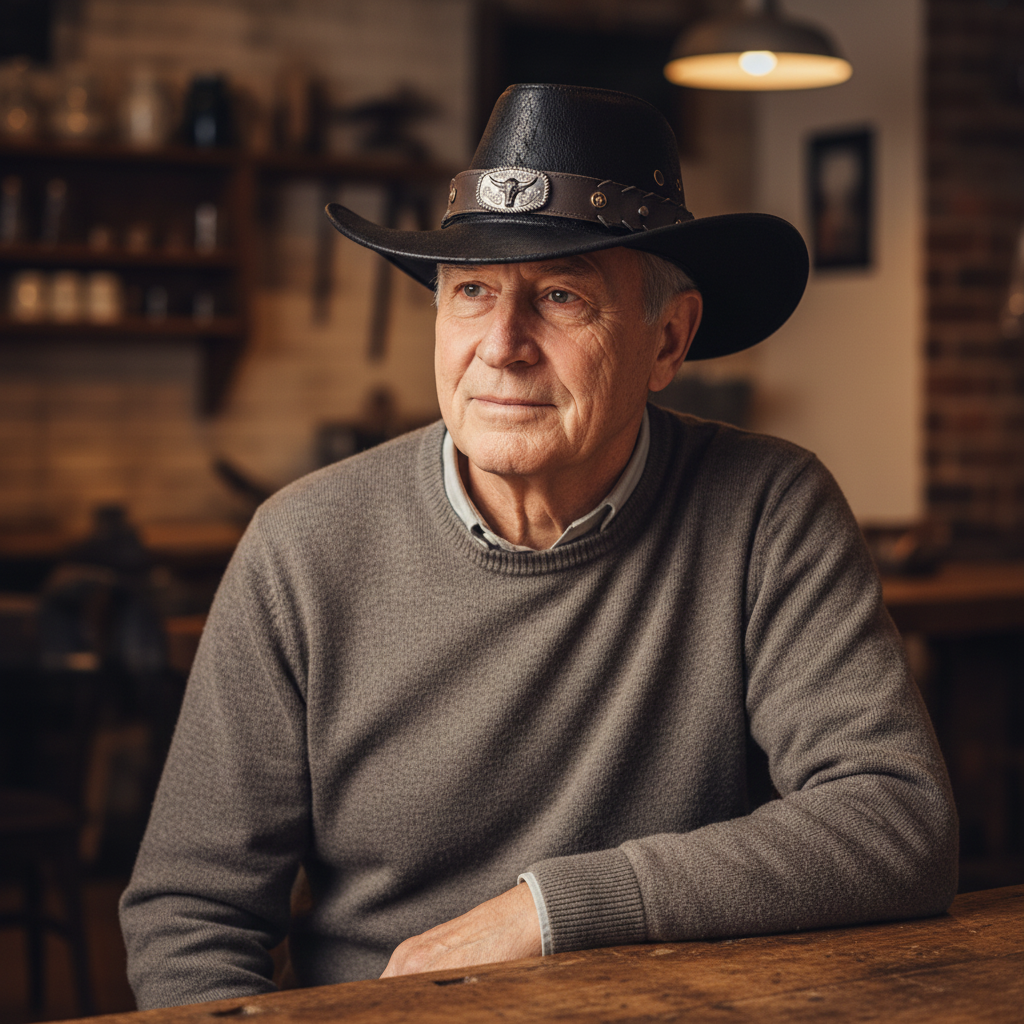 Patrik kovbojský klobouk