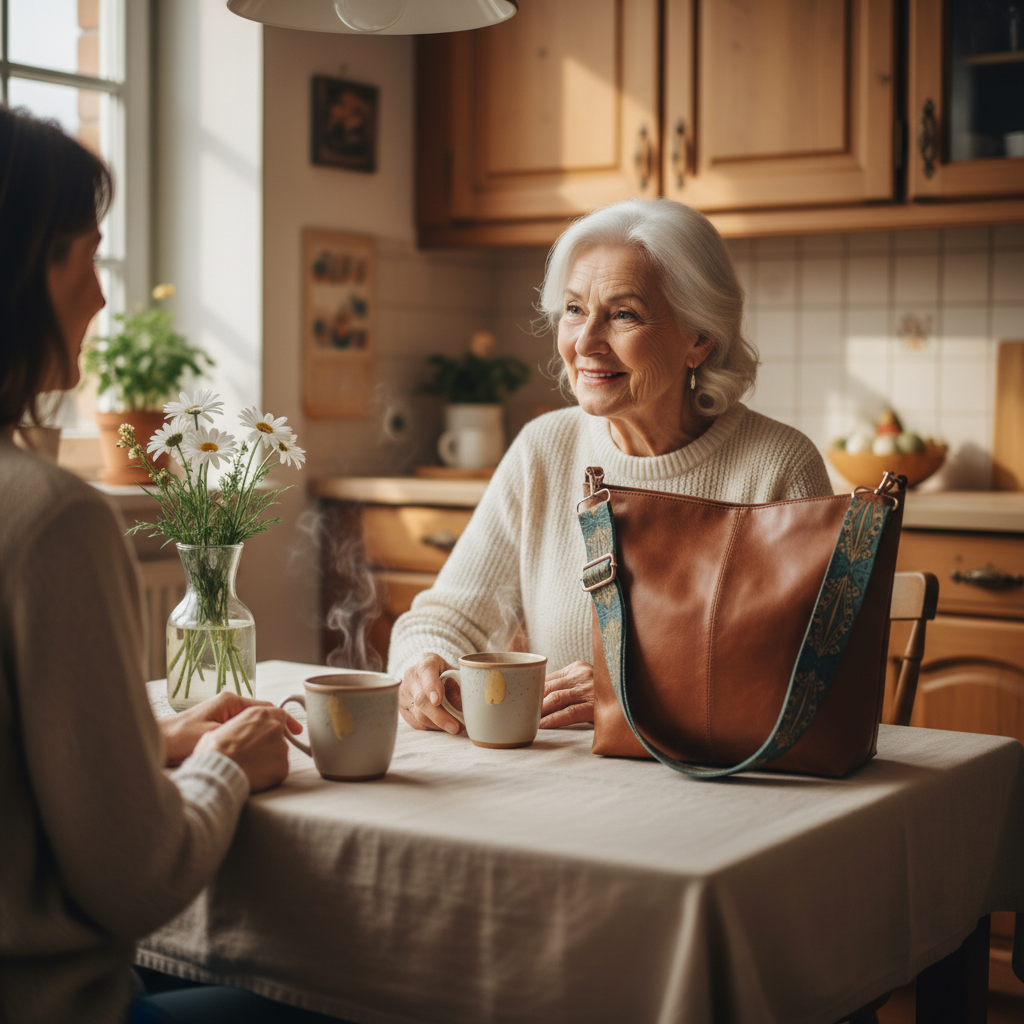 Tamarova vintage kožená taška