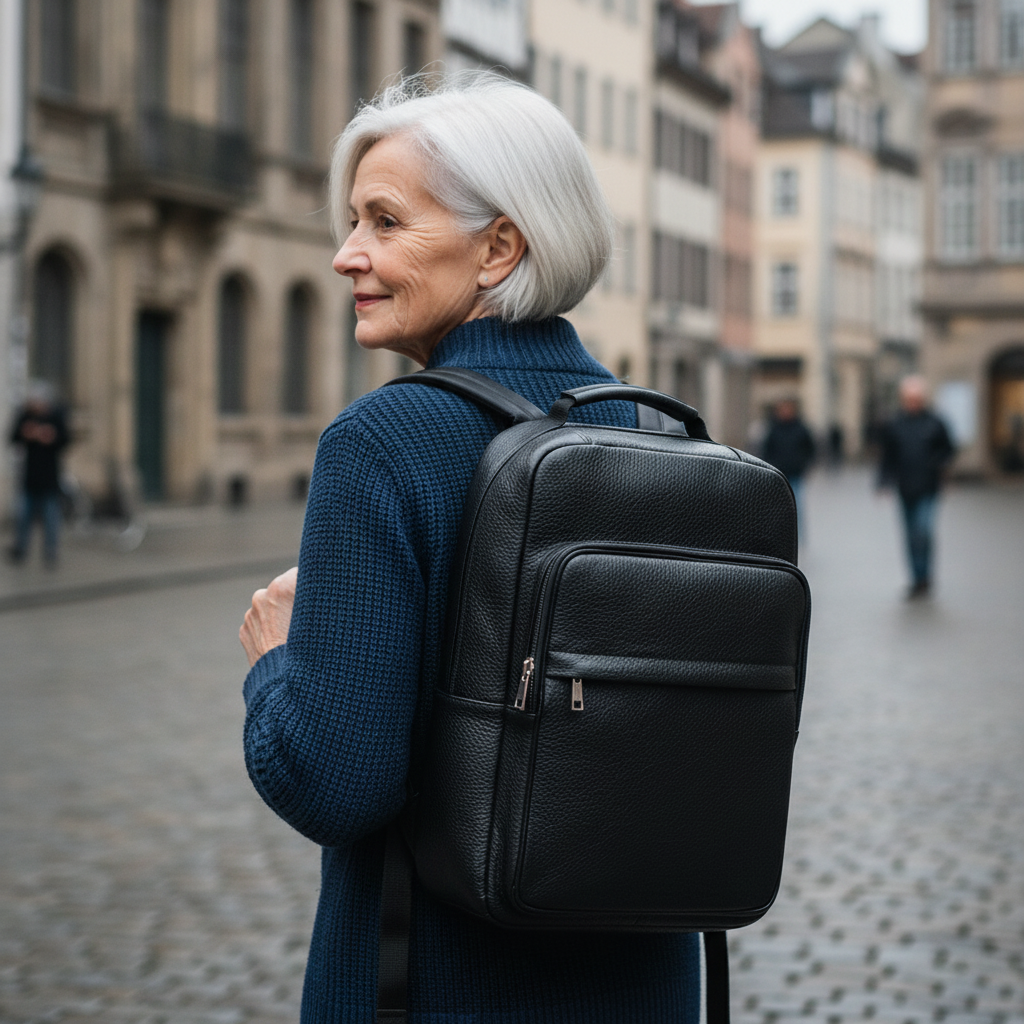 Jonas kožený batoh