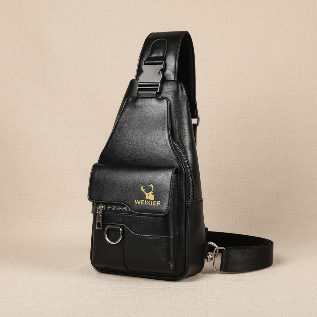 Noah kožená kapsa na hrudi