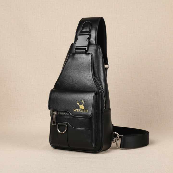 Noah kožená kapsa na hrudi