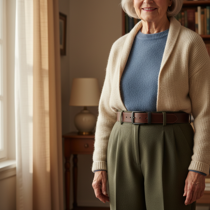 Milan kožený pásek