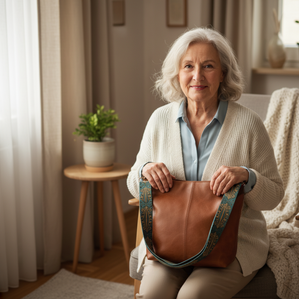 Tamarova vintage kožená taška